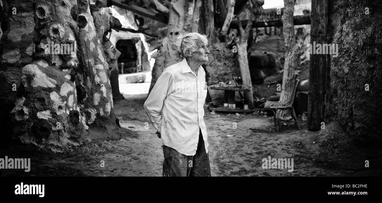La mer de Salton, Imperial Valley, California Banque D'Images