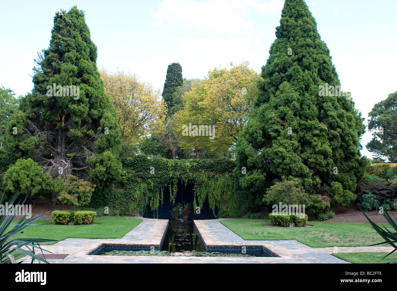 Kings parc du domaine, Pioneer Women's Memorial Garden, Melbourne, Victoria, Australie Banque D'Images