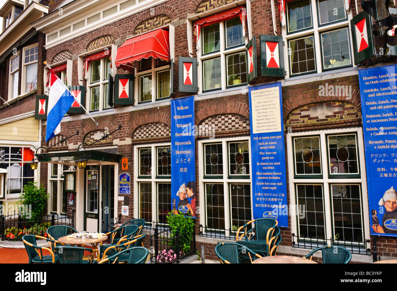 Hotel Spaander Volendam, Banque D'Images