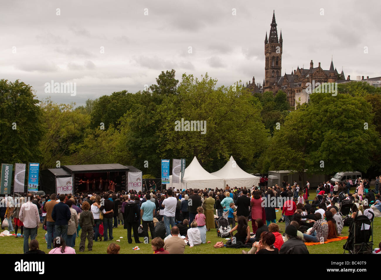 Festival culturel Multi Mela Glasgow Banque D'Images