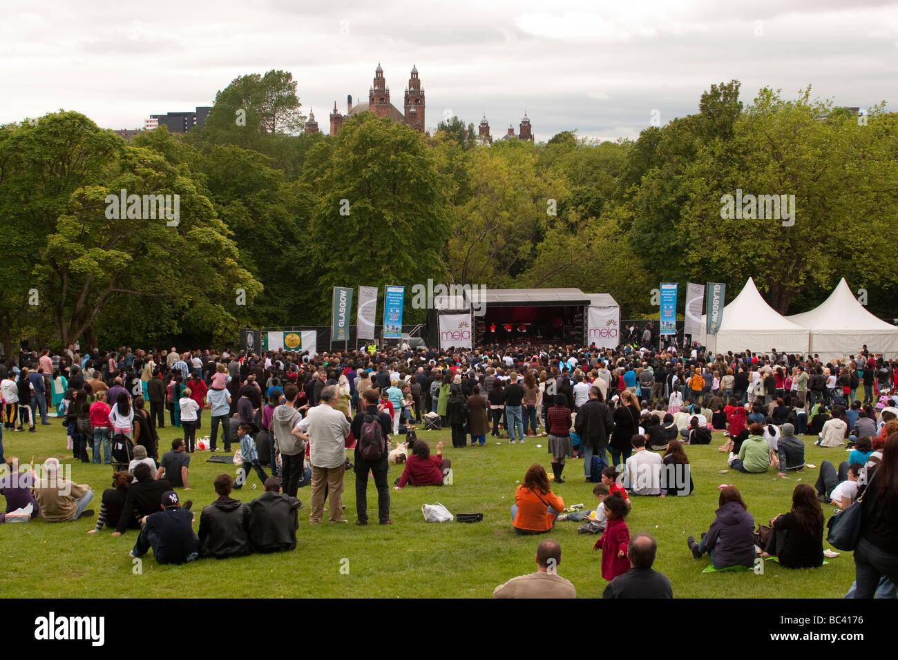 Festival culturel Multi Mela Glasgow Banque D'Images