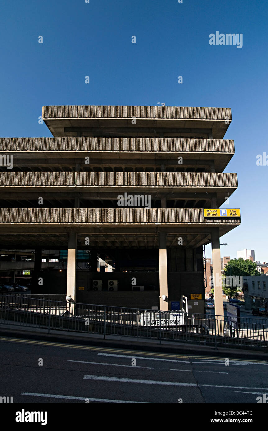Parc de stationnement nottingham mount street architecture Banque de
