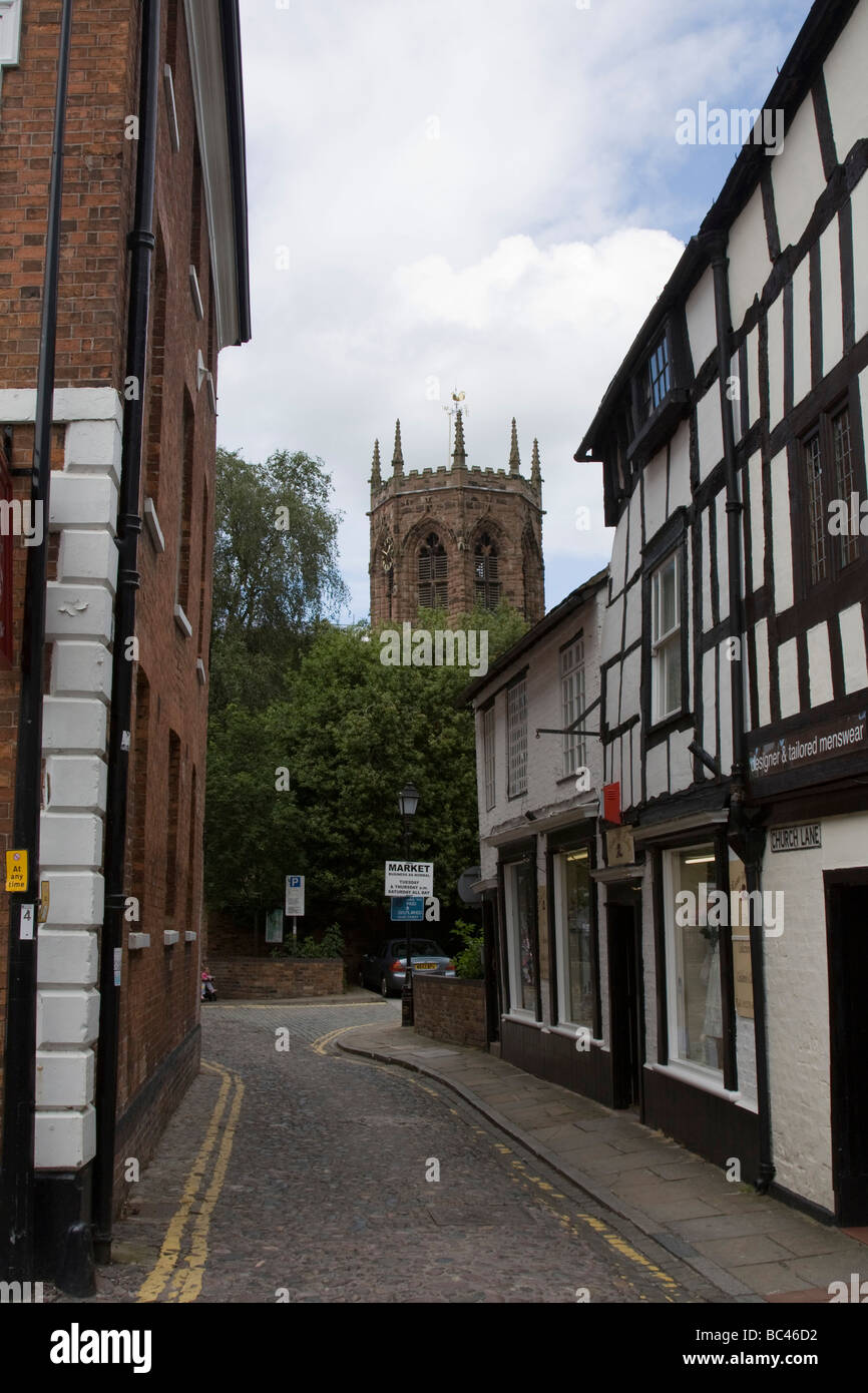 Nantwich market town centre Cheshire England UK GO Banque D'Images