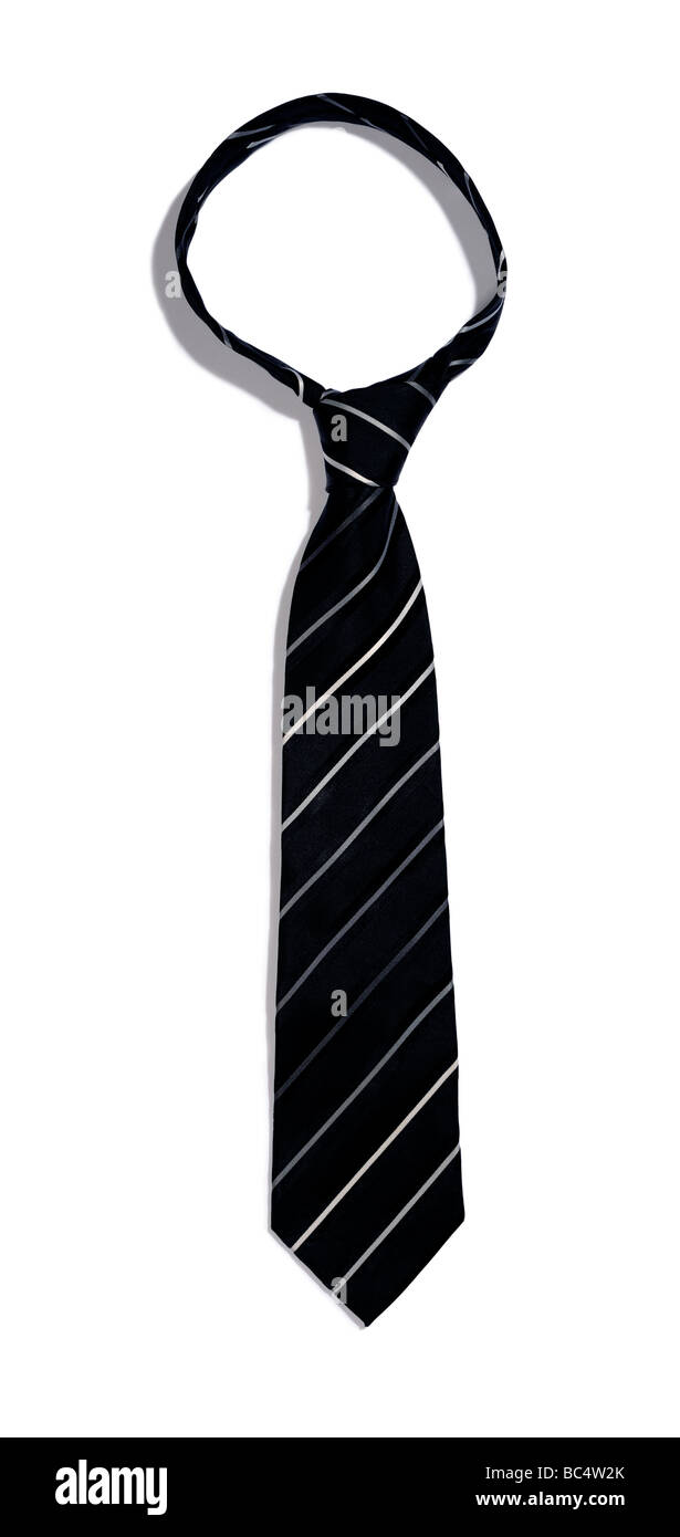 Cravate à rayures Banque D'Images