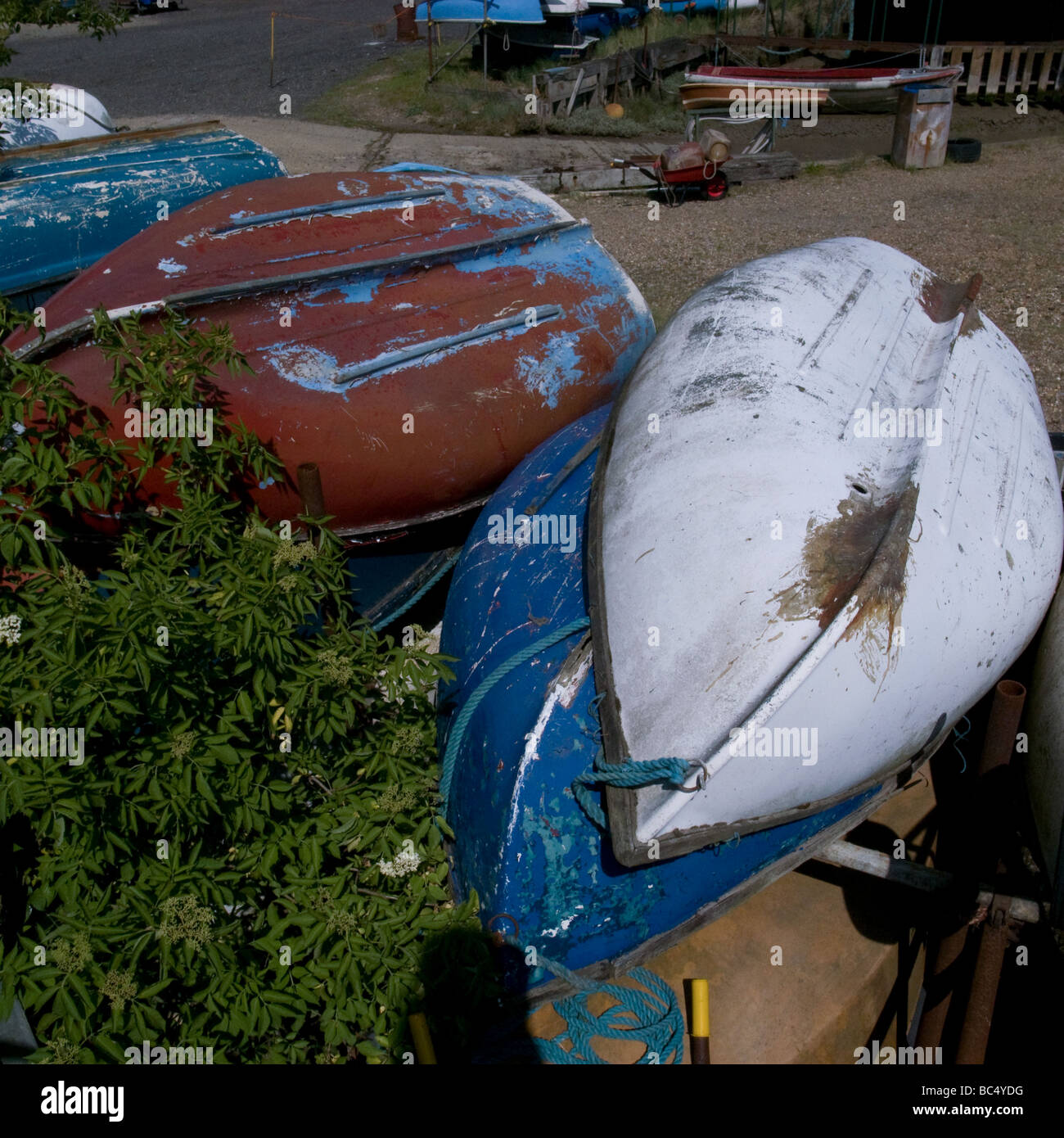 Chantier naval - Leigh on Sea, Essex Banque D'Images
