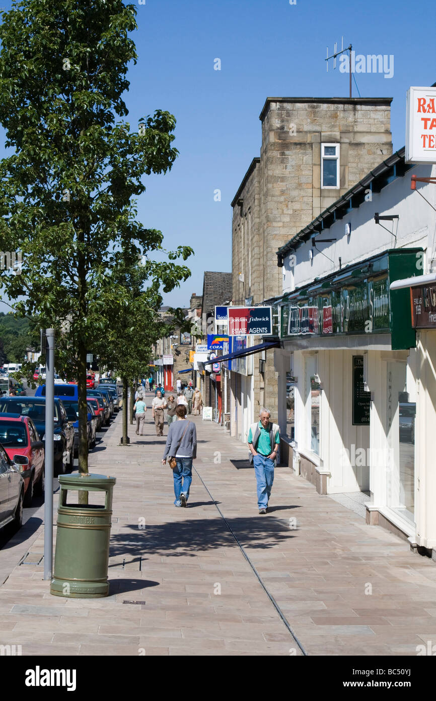 Glossop est une petite ville de marché dans le quartier de High Peak dans le Derbyshire, Angleterre. Banque D'Images