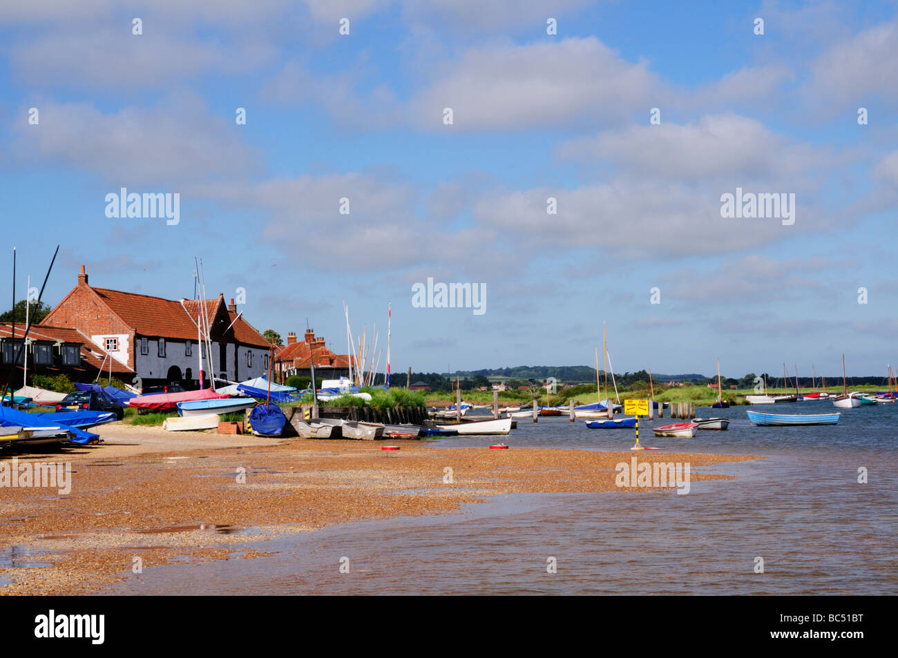 Burnham Overy Staithe, Norfolk England UK Banque D'Images