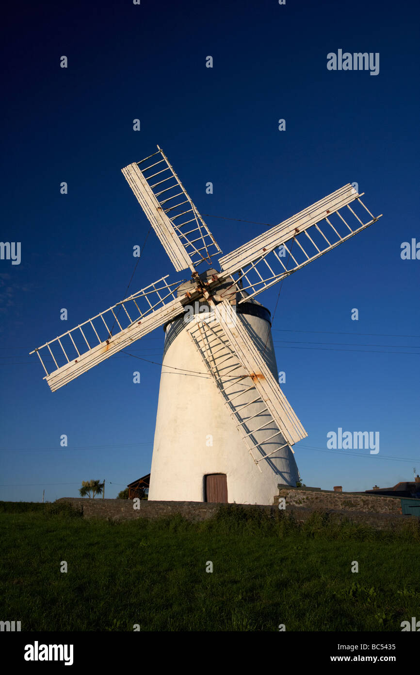 Ballycopeland moulin monument historique et attraction touristique, comté de Down en Irlande du Nord Banque D'Images