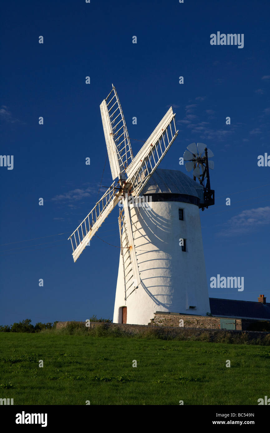 Ballycopeland moulin monument historique et attraction touristique, comté de Down en Irlande du Nord Banque D'Images