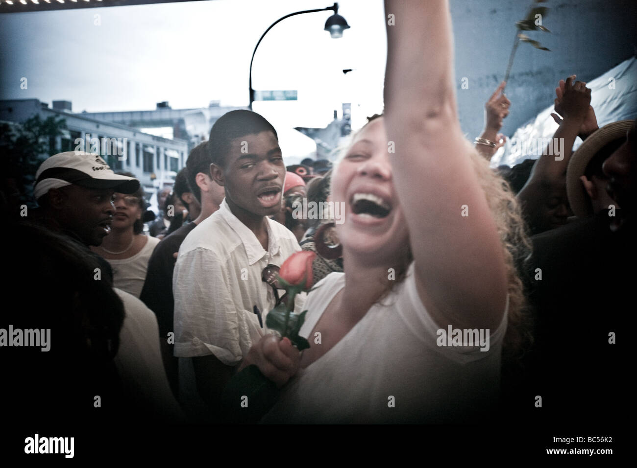 Vigil tient à l'Apollo Theatre de Harlem, New York City, New York le 26 juin 2009. Banque D'Images