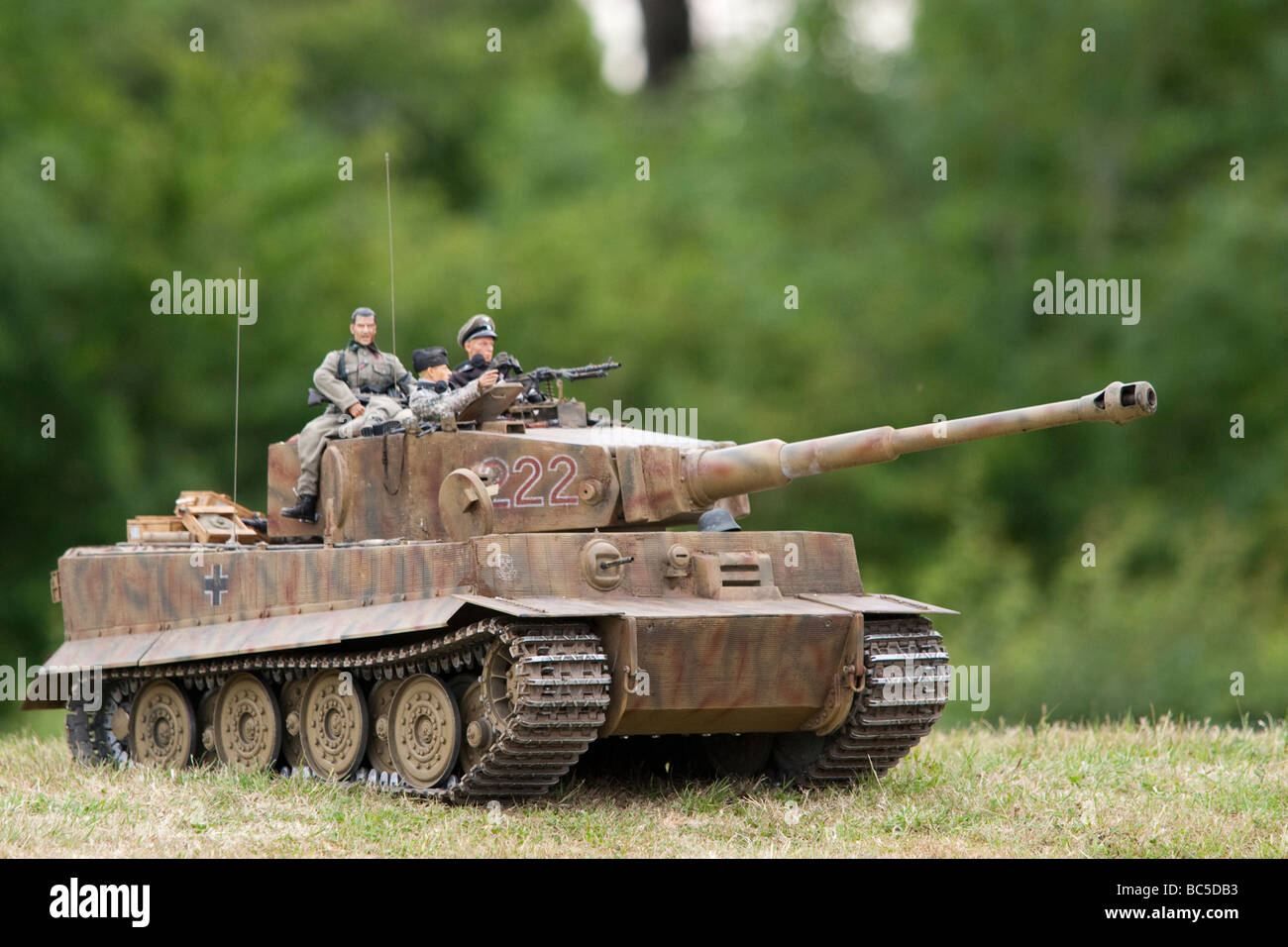 German Tiger 1 modèle Tank Banque D'Images