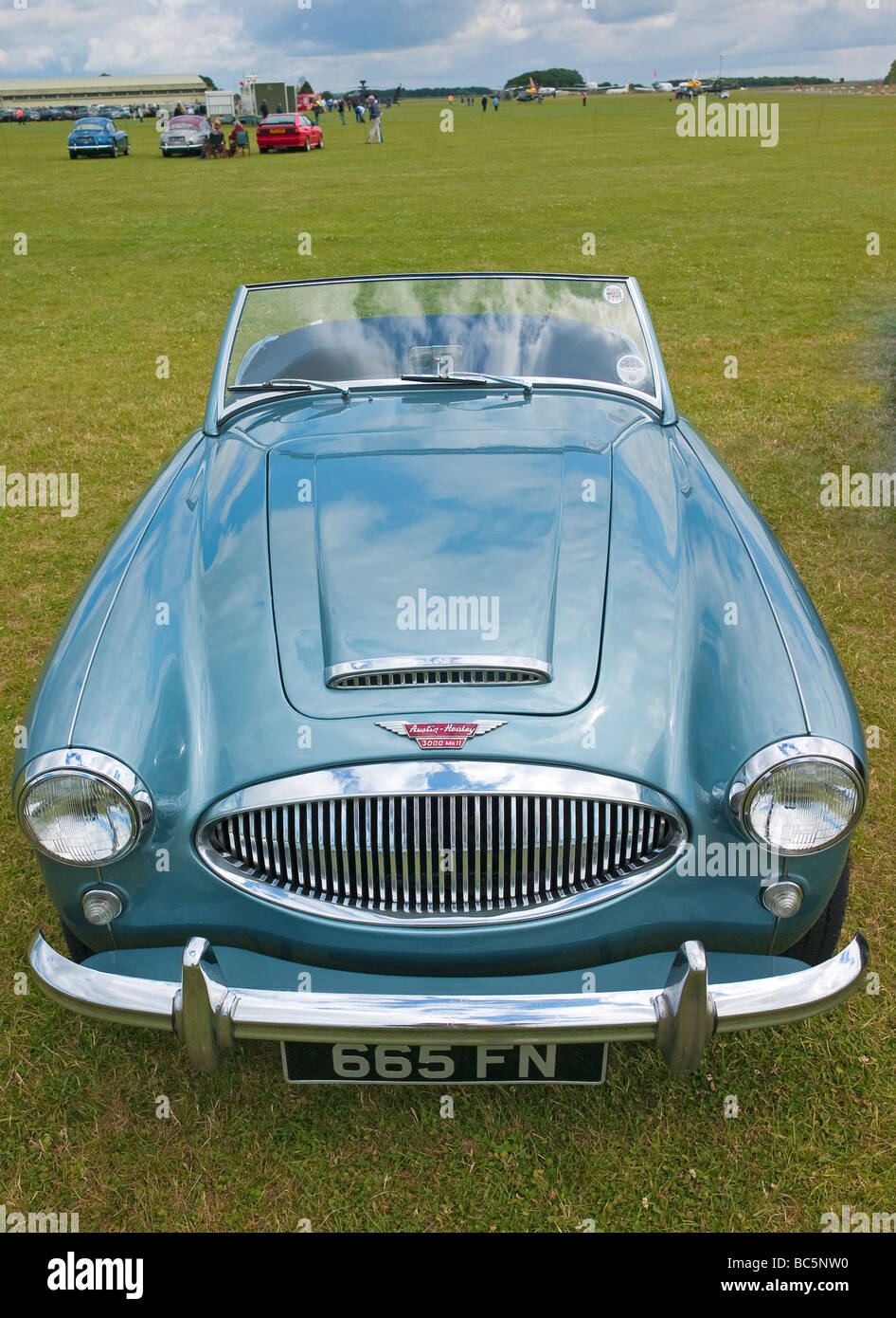 Classic British Austin Healey 3000 MkII open top sports car Banque D'Images