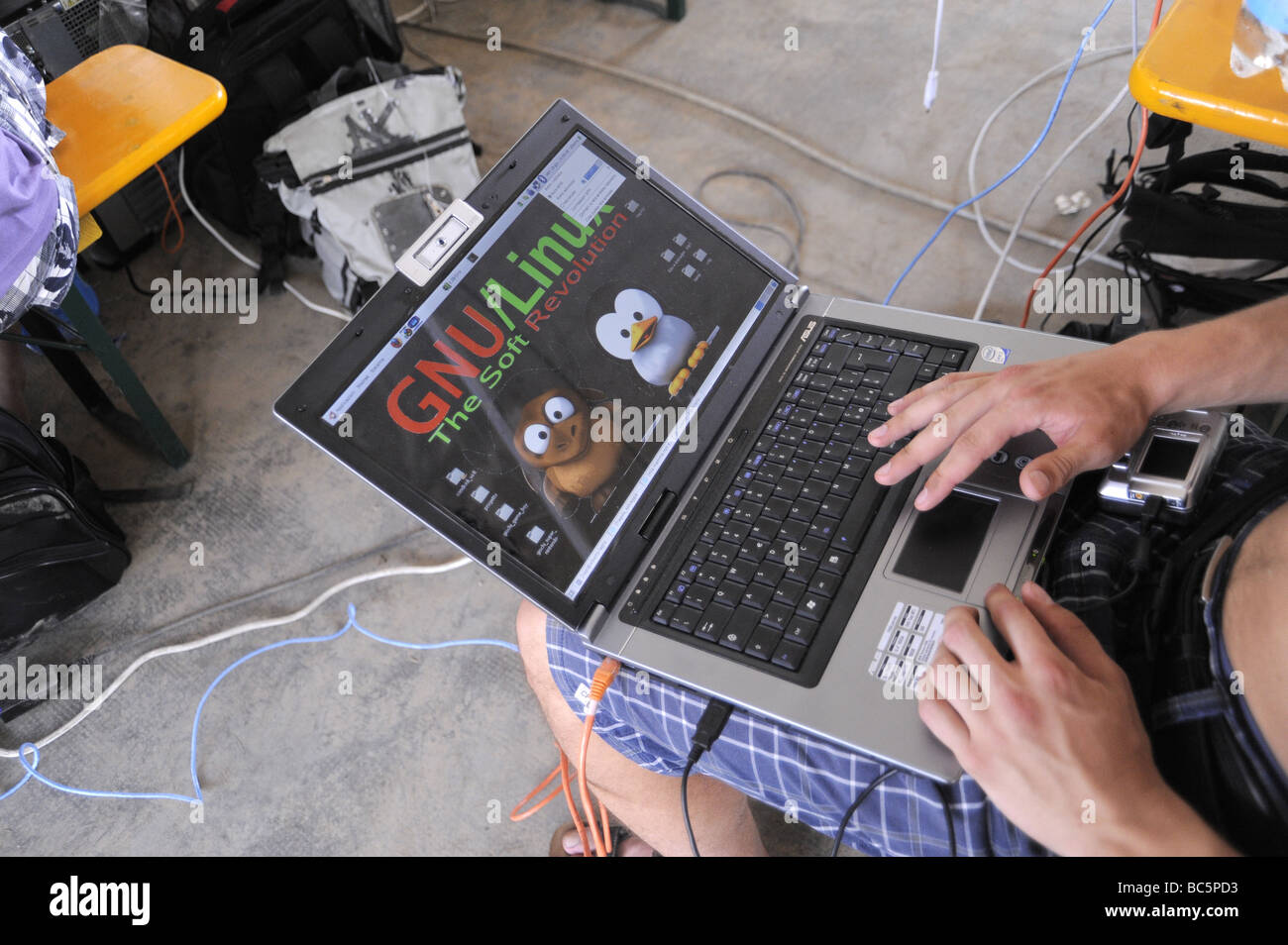 Hackmeet 2009 réunion de hackers Banque D'Images