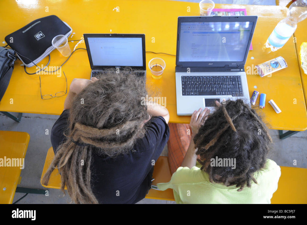 Hackmeet 2009 réunion de hackers Banque D'Images