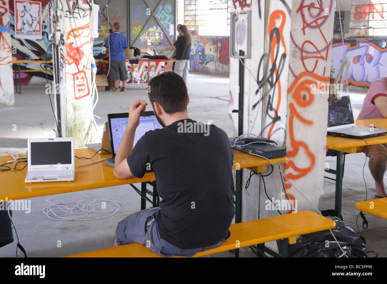 Hackmeet 2009 réunion de hackers Banque D'Images