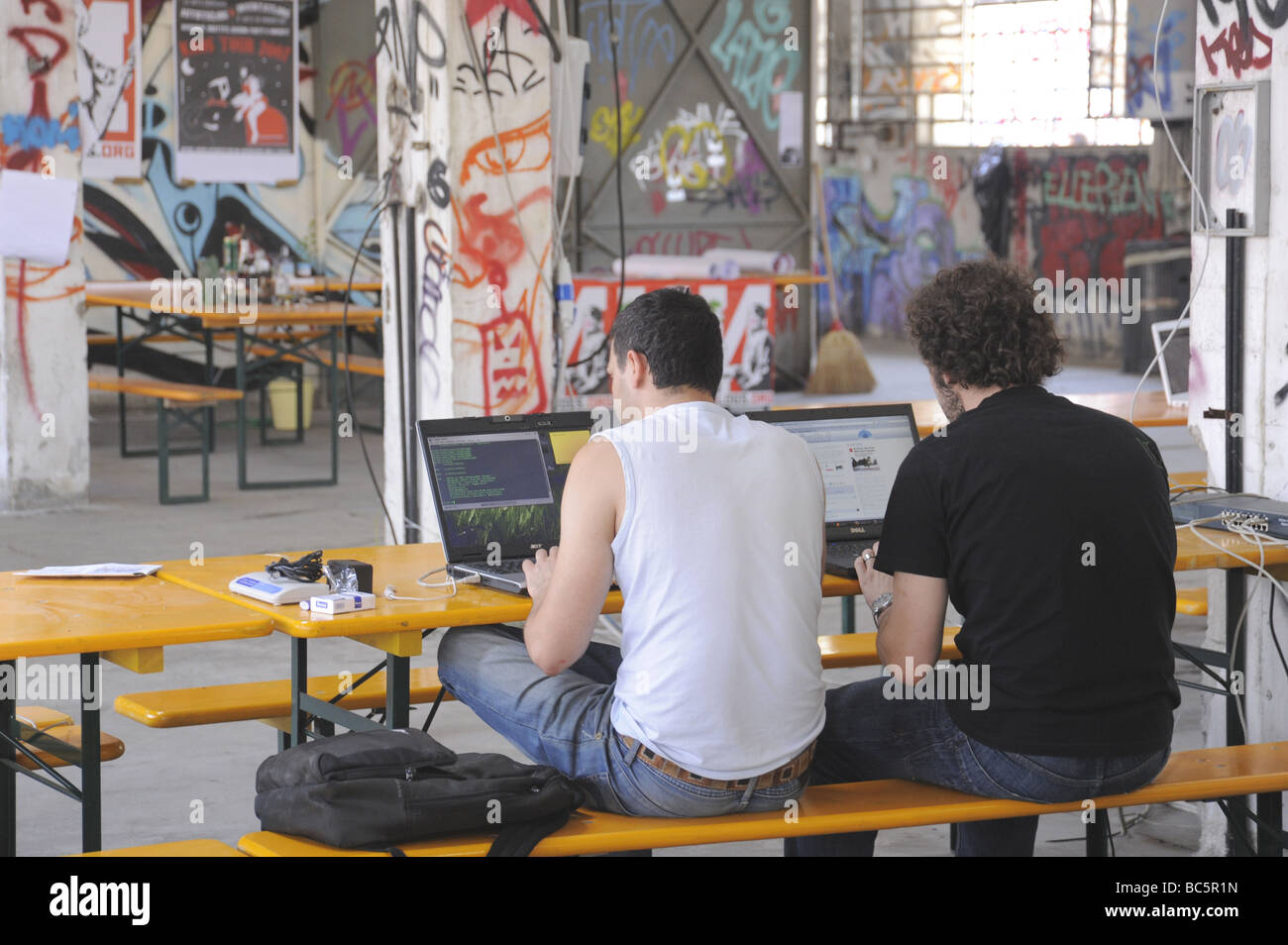 Hackmeet 2009 réunion de hackers Banque D'Images