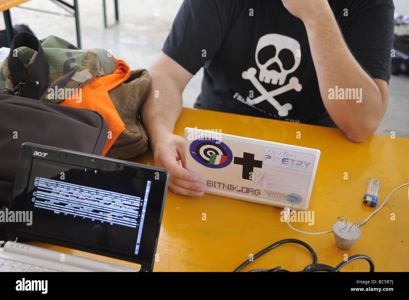 Hackmeet 2009 réunion de hackers Banque D'Images