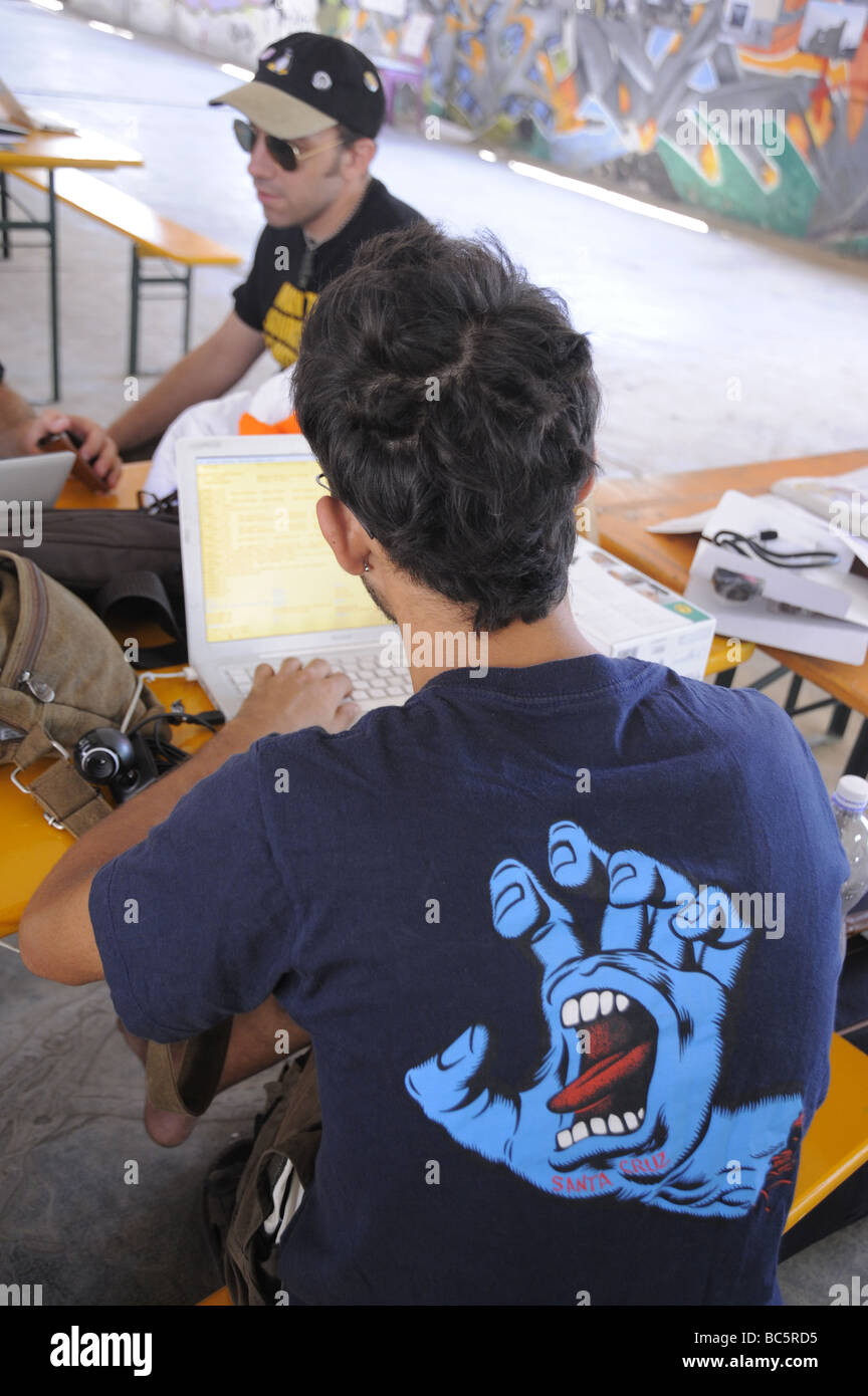 Hackmeet 2009 réunion de hackers Banque D'Images