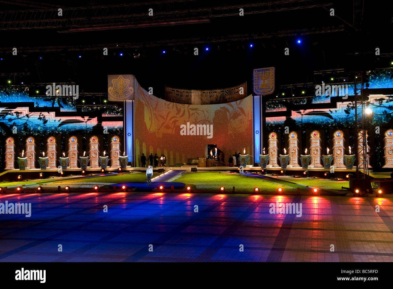 Israël Jérusalem Mont Herzl Israël s'indépendance day parade 61 ans à l'état d'Israël 28 409 Banque D'Images