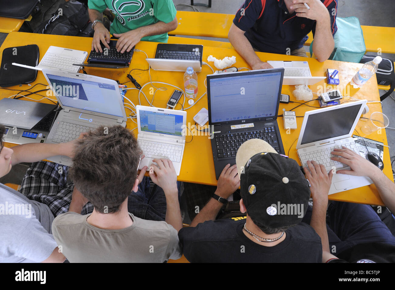 Hackmeet 2009 réunion de hackers Banque D'Images