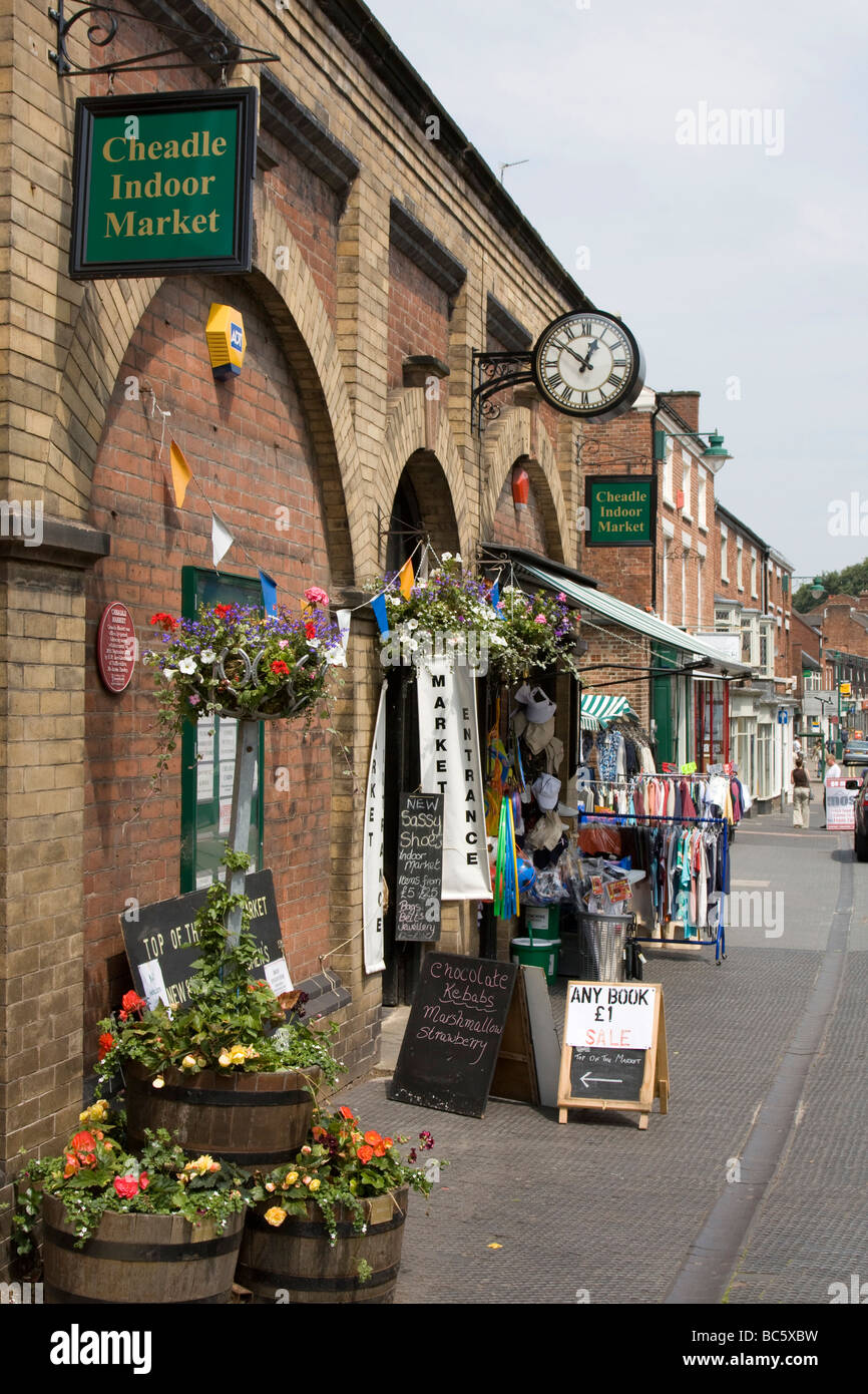 Cheadle est une petite ville de marché près de Stoke-on-Trent, Staffordshire, Angleterre Banque D'Images