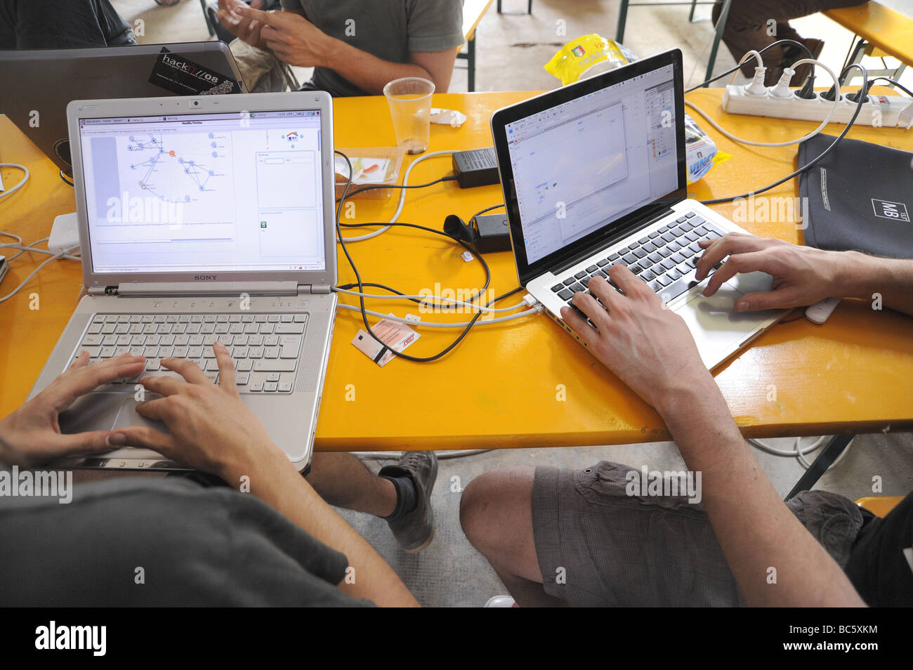Hackmeet 2009 réunion de hackers Banque D'Images