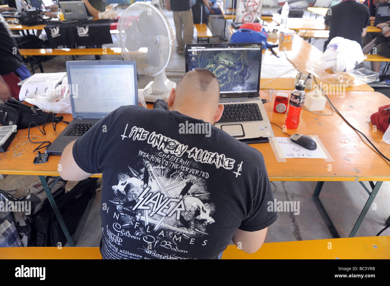 Hackmeet 2009 réunion de hackers Banque D'Images