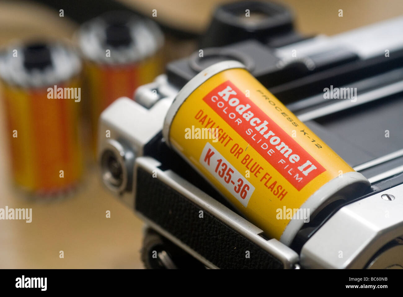 A 35mm rouleau de film Kodachrome Banque D'Images