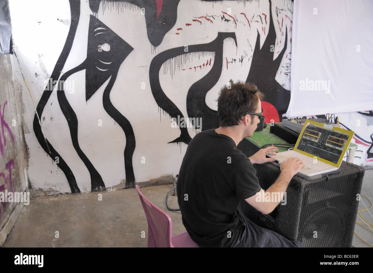 Hackmeet 2009 réunion de hackers Banque D'Images