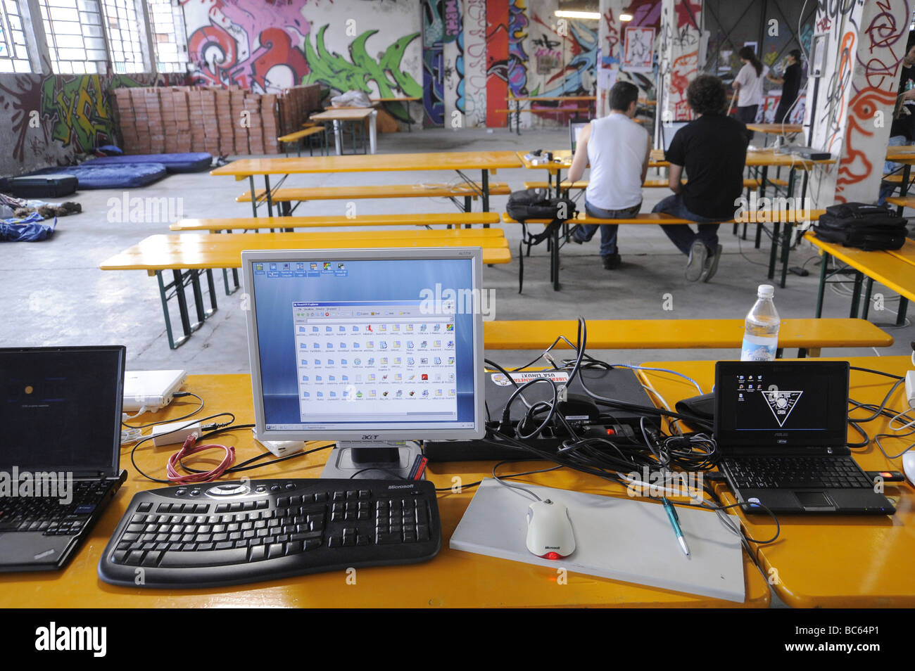 Hackmeet 2009 réunion de hackers Banque D'Images