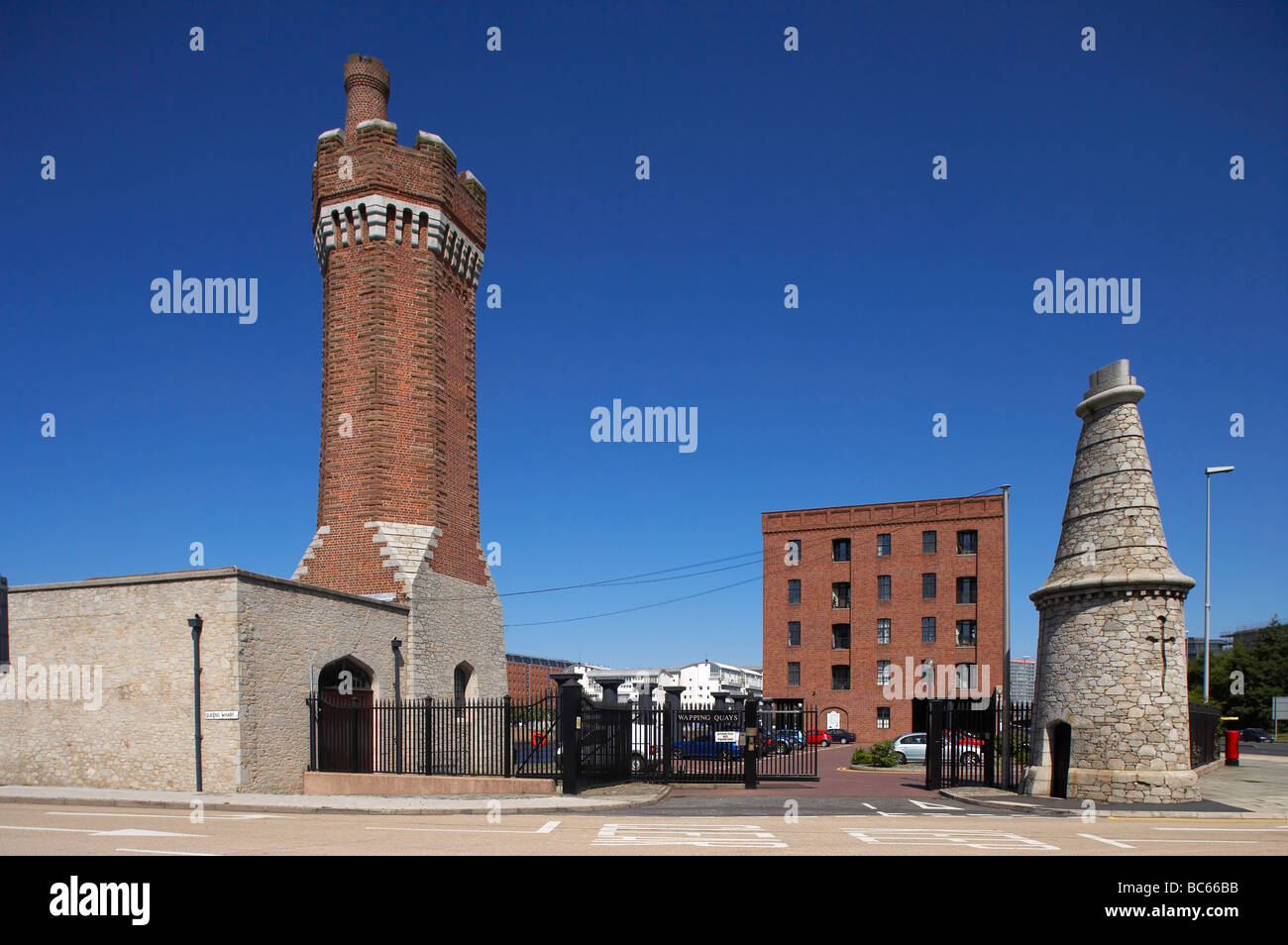 Wapping Quays à Liverpool UK Banque D'Images