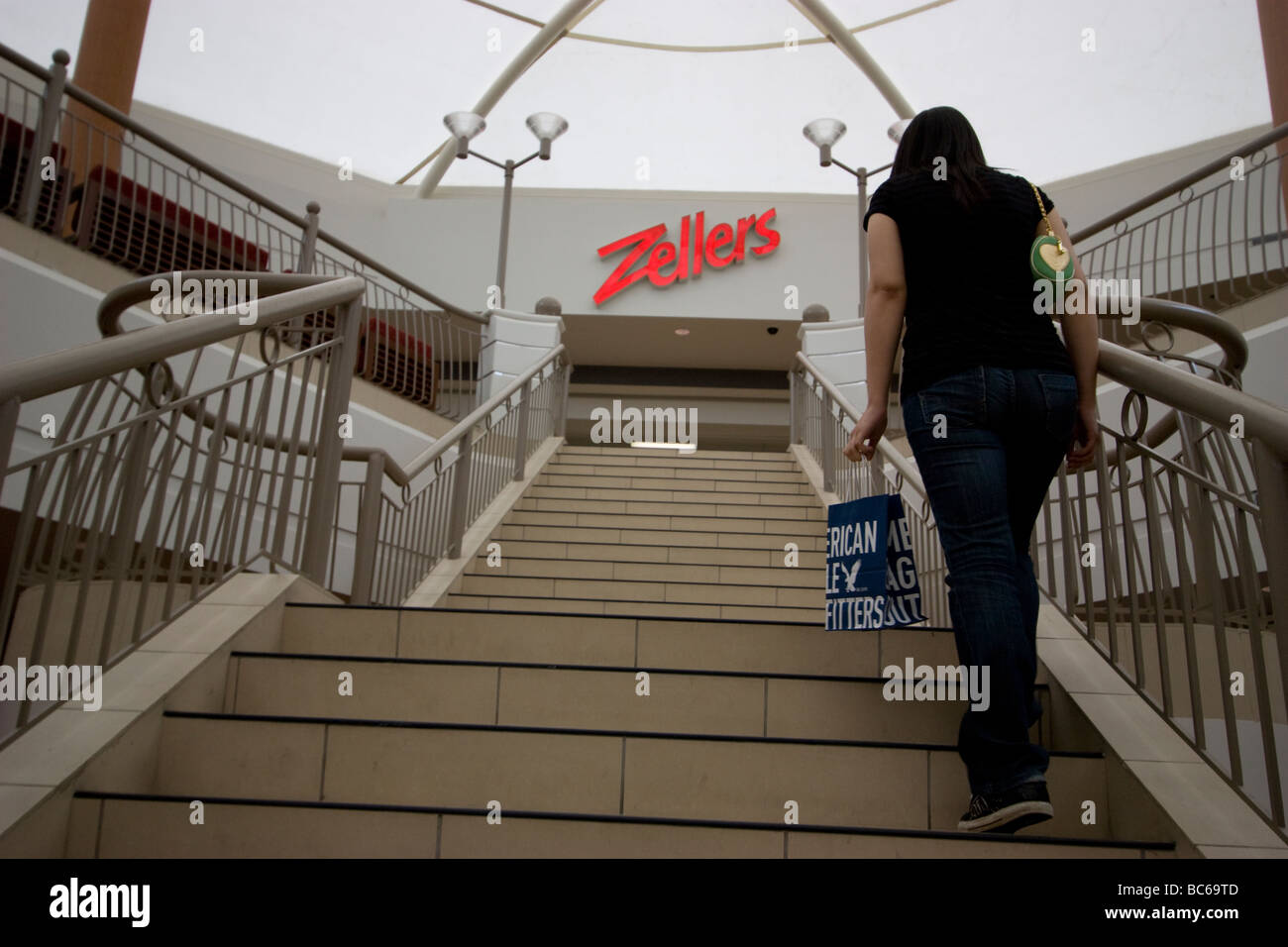 Grand magasin Zellers Vancouver, Canada Banque D'Images