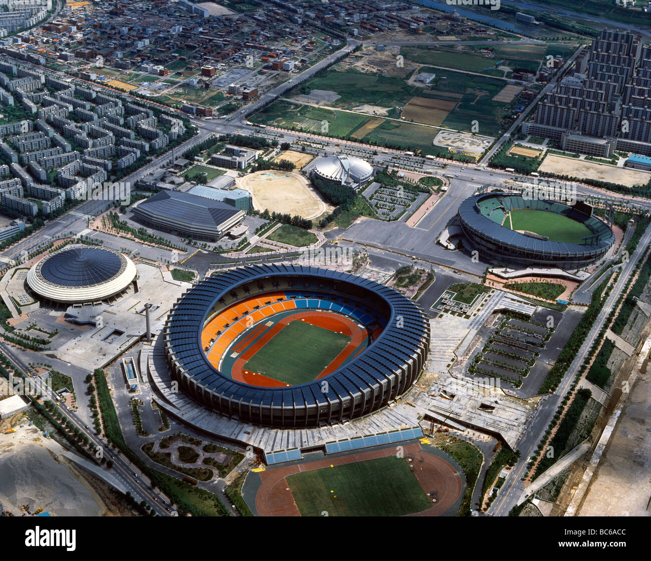 Séoul Corée Du Sud Le Parc Olympique De Séoul Construit Pour Les Jeux