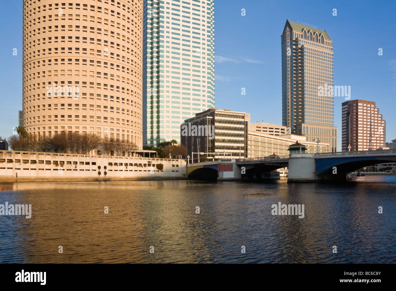 Bâtiments dans le centre-ville de Tampa Banque D'Images