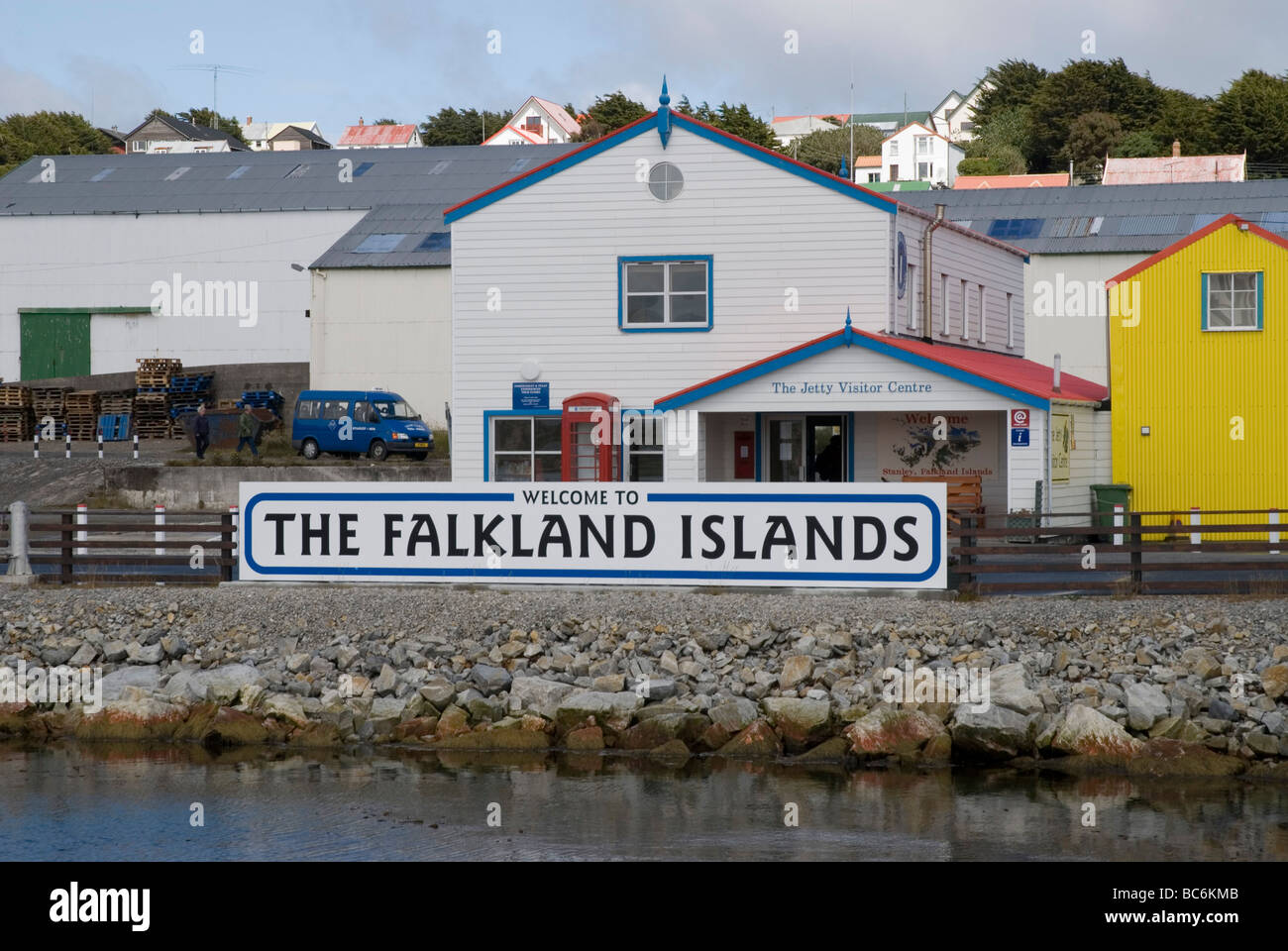 Stanley, Îles Falkland Banque D'Images