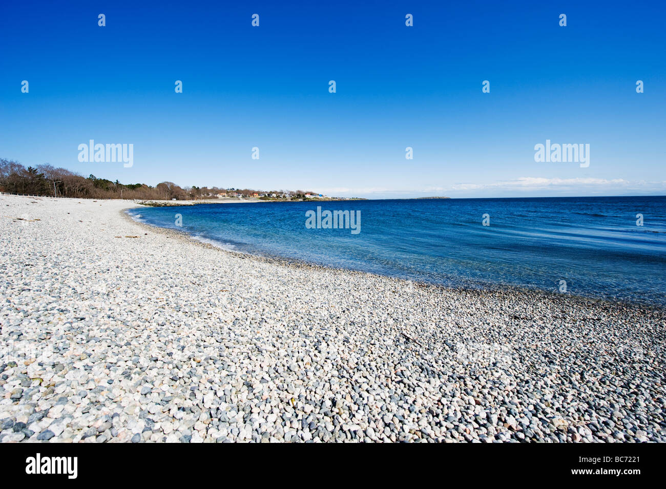 Une plage sur le détroit de Juan de Fuca Victoria Vancouver Island British Columbia Canada Banque D'Images