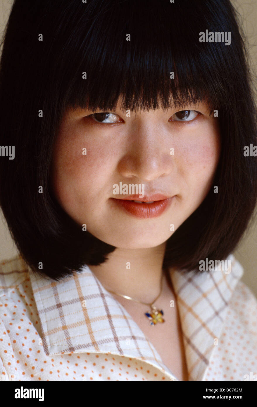 Jeune fille asiatique Banque D'Images