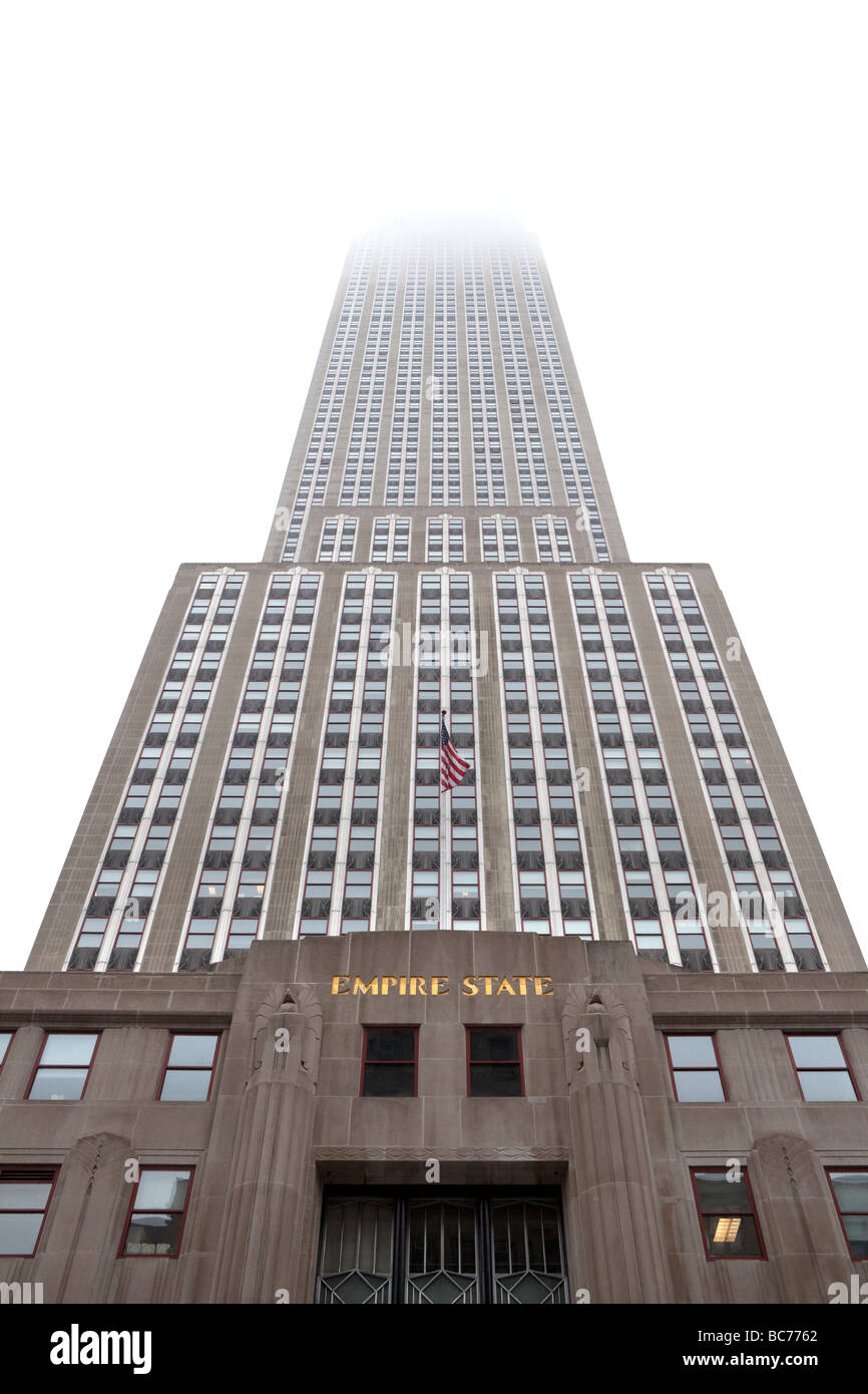 Empire State Building à New York Banque D'Images