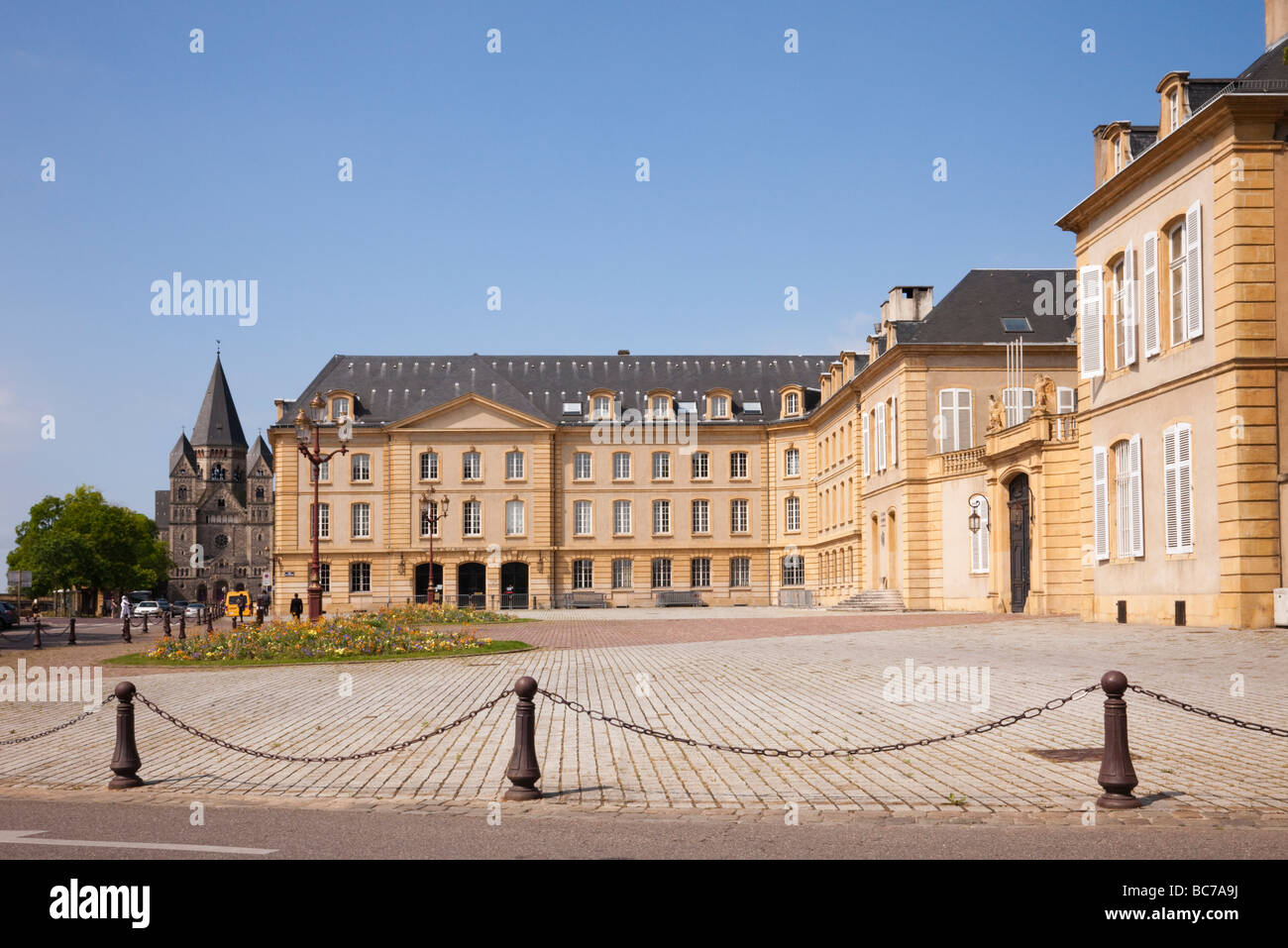 Metz Lorraine France Europe Gouvernement building Prefecture de la Moselle Hôtel du département Banque D'Images