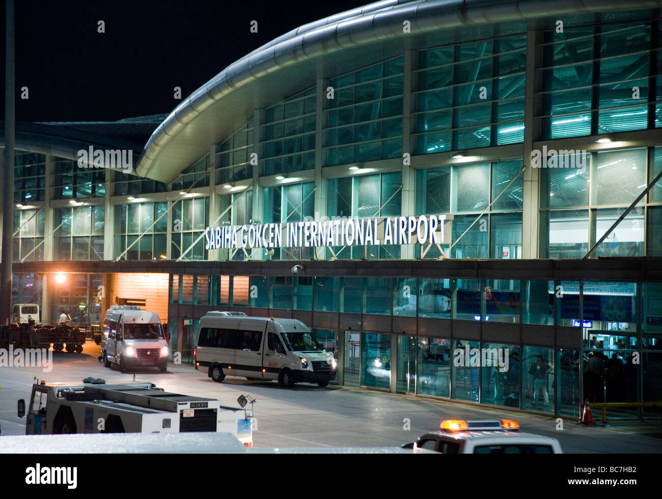 L'aéroport international de Sabiha Gökçen à Istanbul Turquie Banque D'Images
