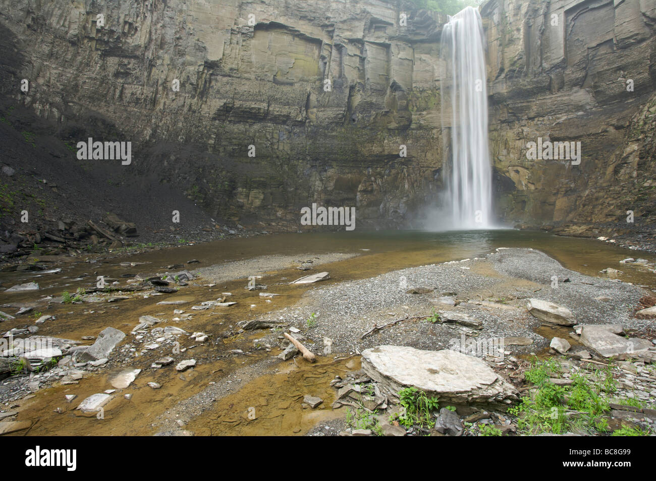 Taughannock falls cascade taughannock falls state park à new york Banque D'Images