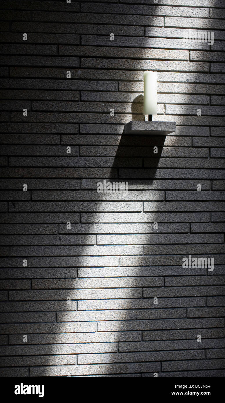 Bougie dans une église Banque D'Images