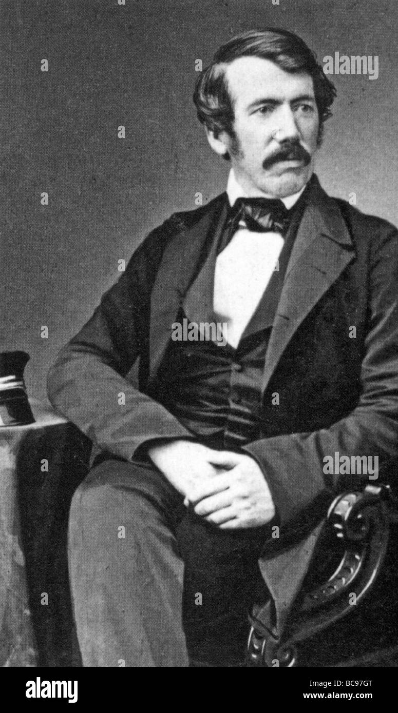 DAVID LIVINGSTONE, missionnaire et explorateur écossais Banque D'Images