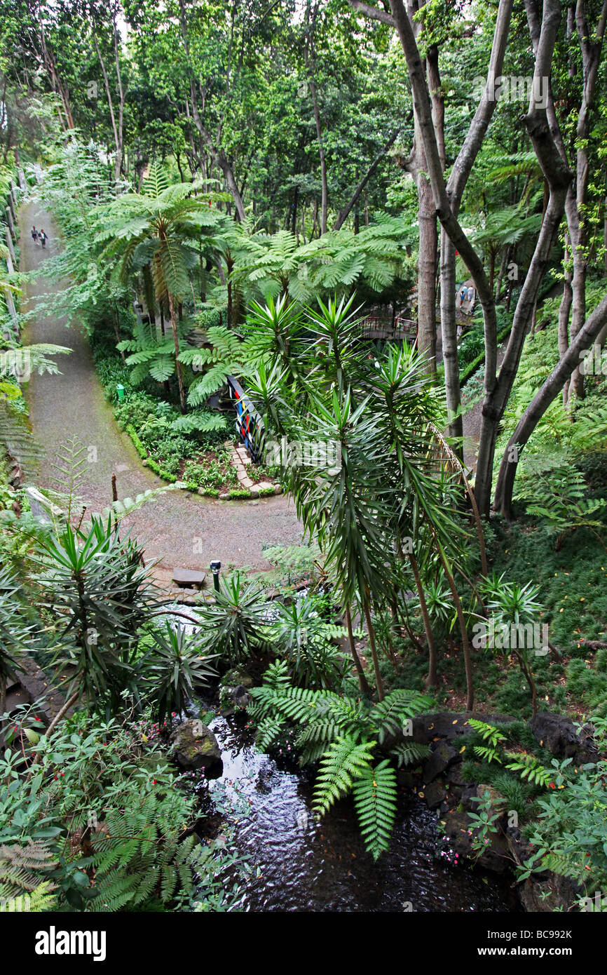 Jardin Tropical de Monte Palace Madeira Banque D'Images