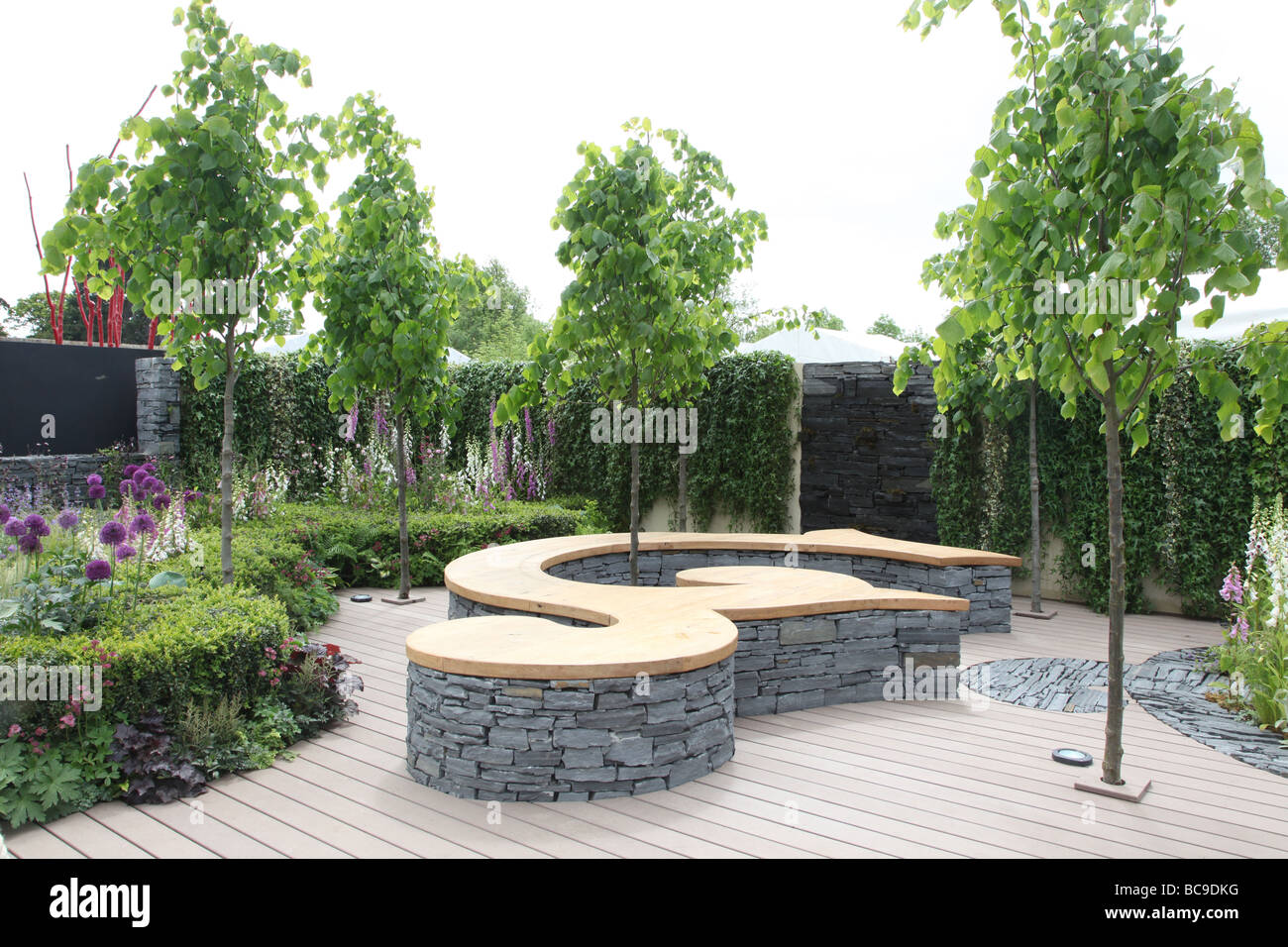 Jardin irlandais officielle affichée à Bloom 2009 Dublin Banque D'Images