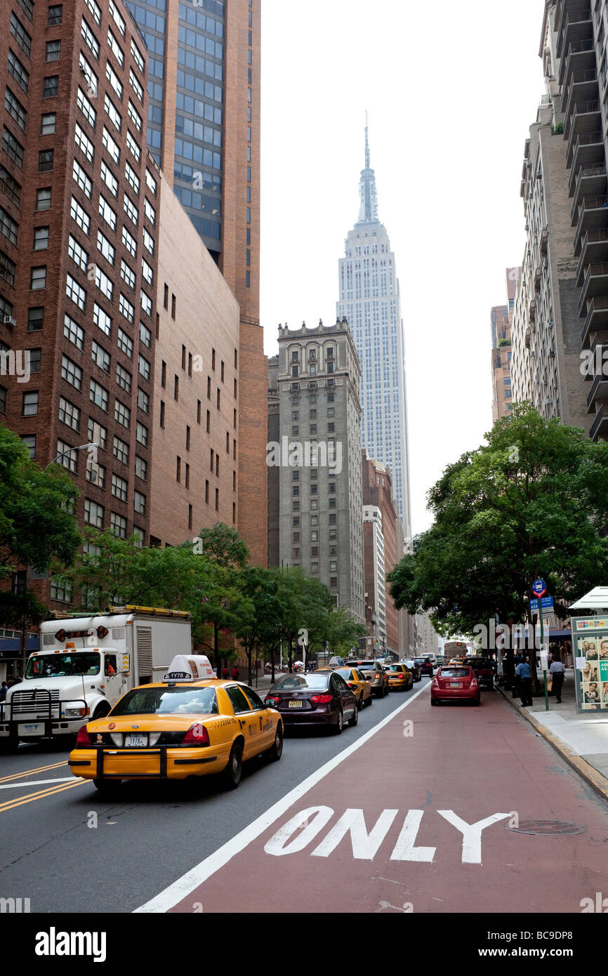 Empire State Building à New York Banque D'Images