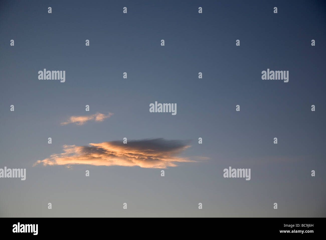 Seul nuage Banque D'Images