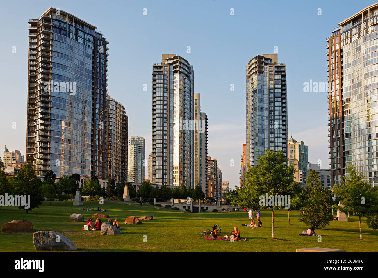 Parc David Lam Ville Vancouver Canada Amérique du Nord Banque D'Images