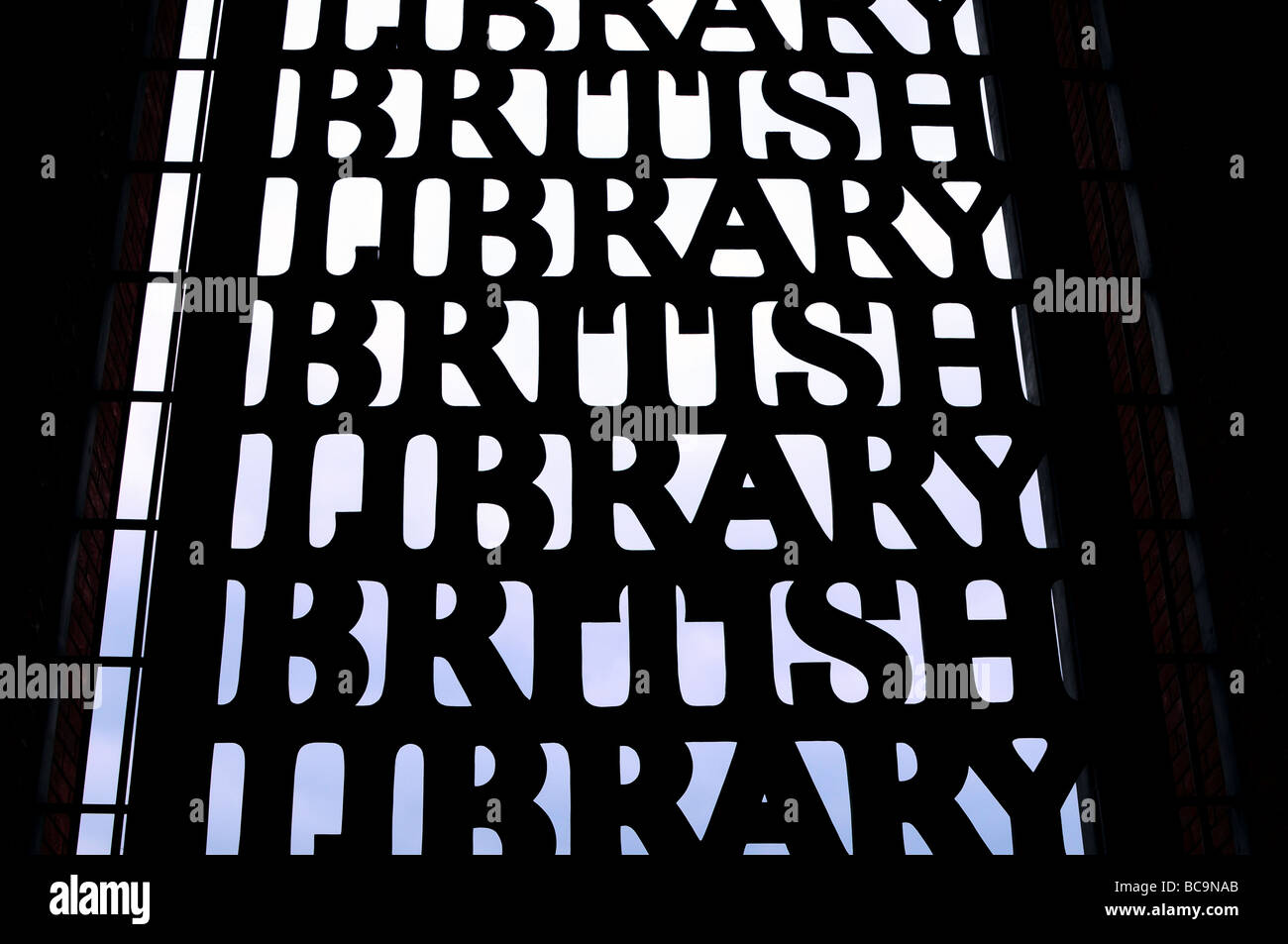 La British Library, Londres, Angleterre Banque D'Images