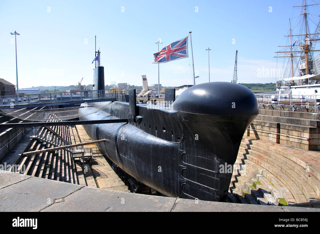 Le sous-marin l'Ocelot, Cran-gevrier, Chatham, Kent, Angleterre, Royaume-Uni Banque D'Images